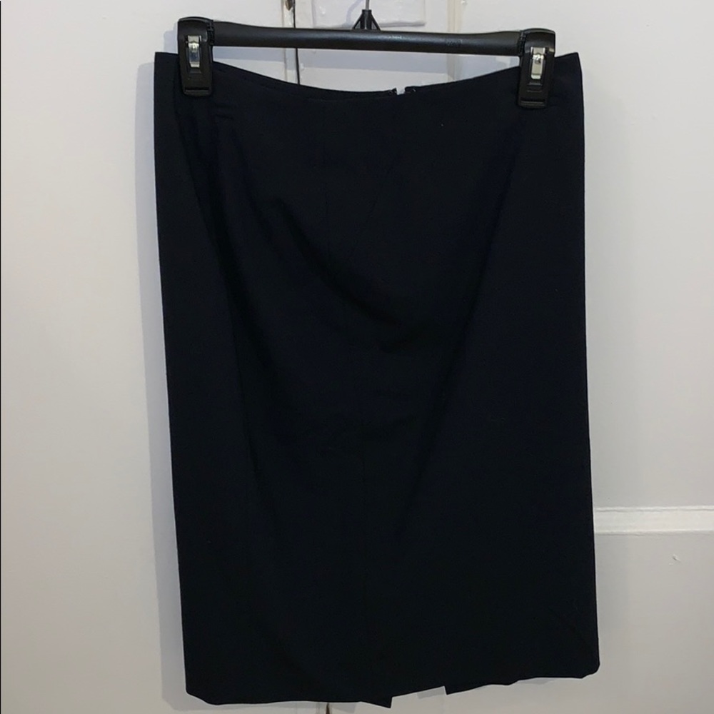 Ann Taylor Tall Navy Pencil Skirt, size 2
